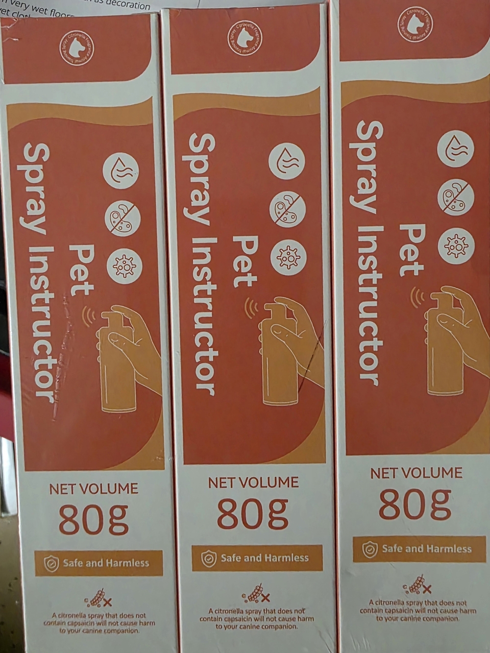 Pet Spray Instructor Spray - 80g, Orange